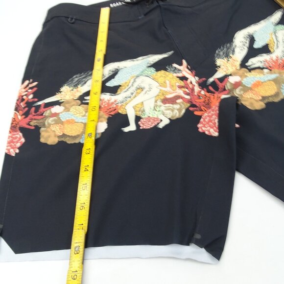 Roark Passage Primo 18” Boardshorts Yiling Dark Navy Mens Size 34 NWT‎ RB446 - Picture 4 of 6